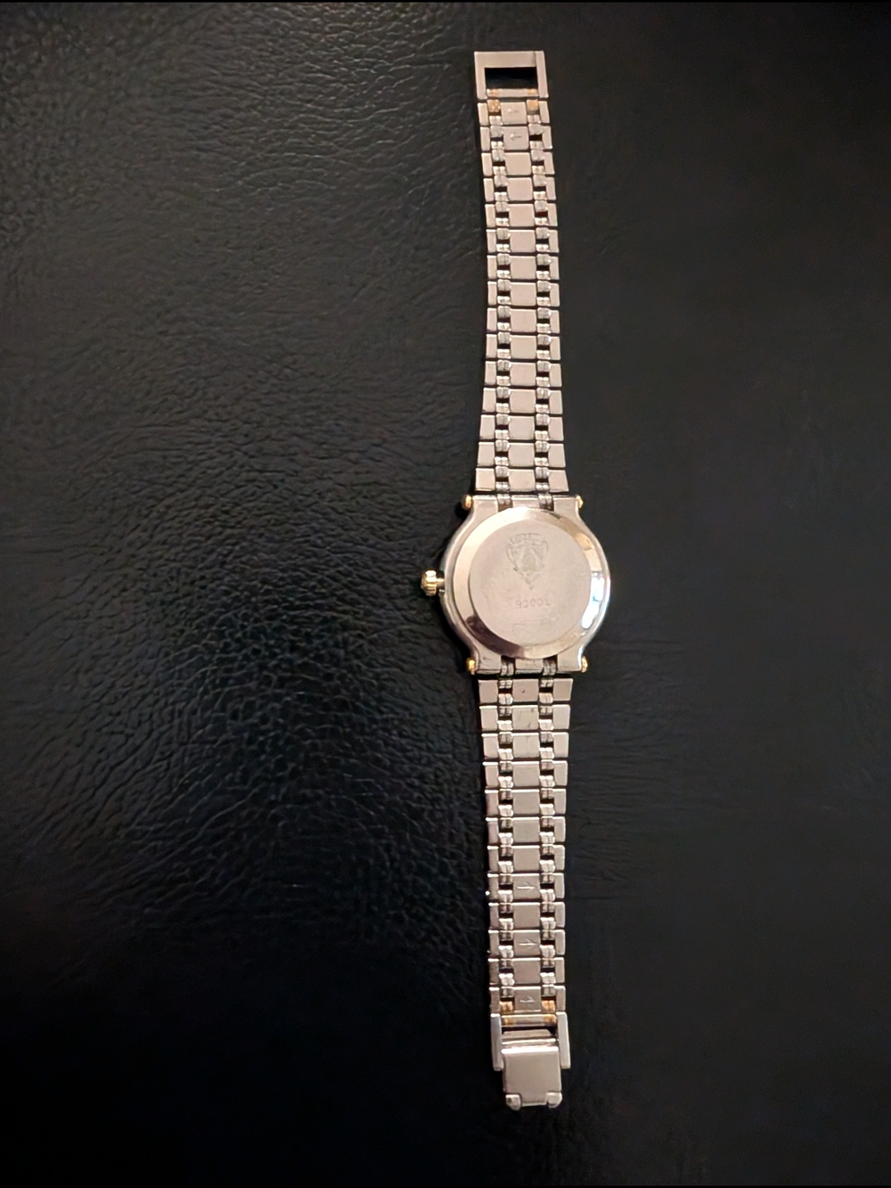 Gucci Two-Tone Silver and Gold Dial Women's Watch - Picture 5 of 12